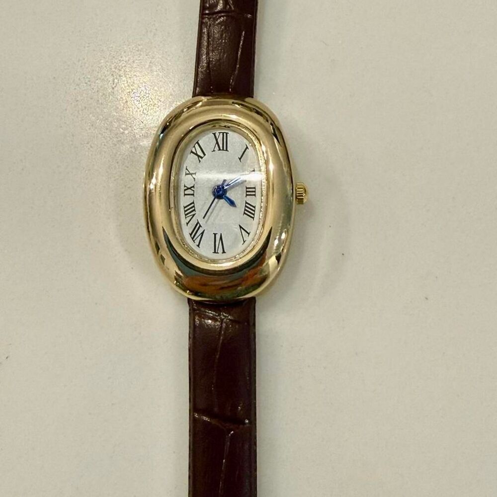 Unbranded Women's Gold and Brown Watch